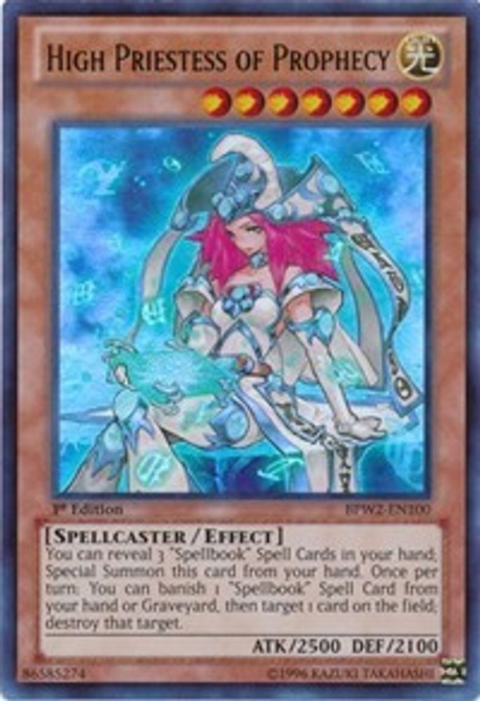High Priestess of Prophecy (BPW2-EN100) - Ultra Rare