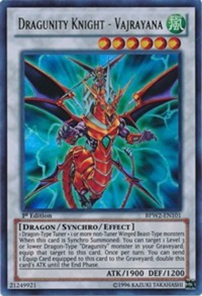 Dragunity Knight - Vajrayana (BPW2-EN101) - Ultra Rare