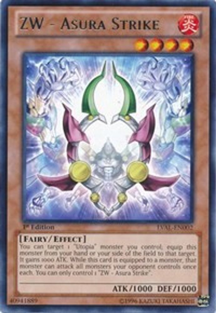 ZW - Asura Strike (LVAL-EN002) - Rare
