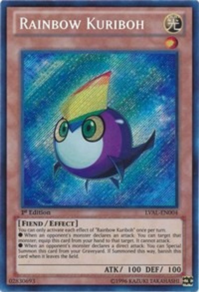 Rainbow Kuriboh (LVAL-EN004) - Secret Rare