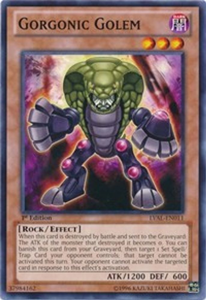 Gorgonic Golem (LVAL-EN011) - Common