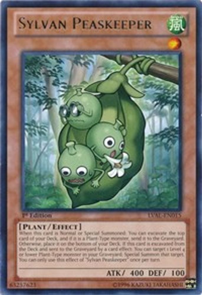 Sylvan Peaskeeper (LVAL-EN015) - Rare