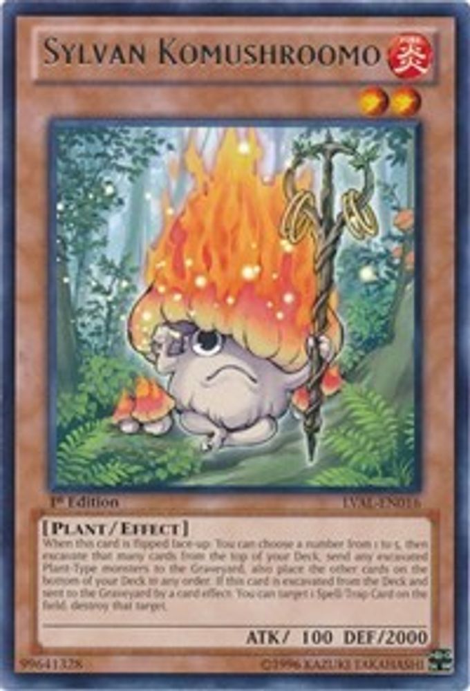 Sylvan Komushroomo (LVAL-EN016) - Rare