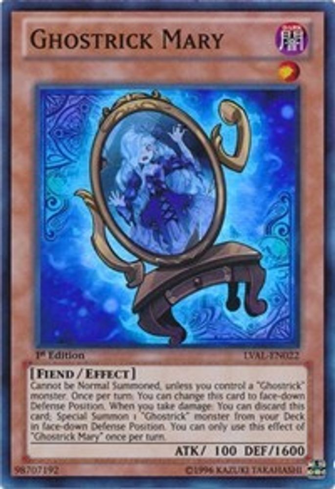 Ghostrick Mary (LVAL-EN022) - Super Rare