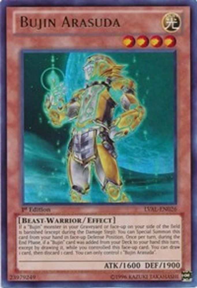Bujin Arasuda (LVAL-EN026) - Ultra Rare