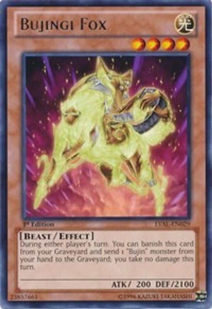 Bujingi Fox (LVAL-EN029) - Rare