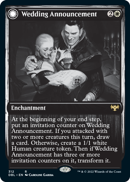 Wedding Announcement (DBL-312) - Innistrad: Double Feature: (Double Faced Transform)