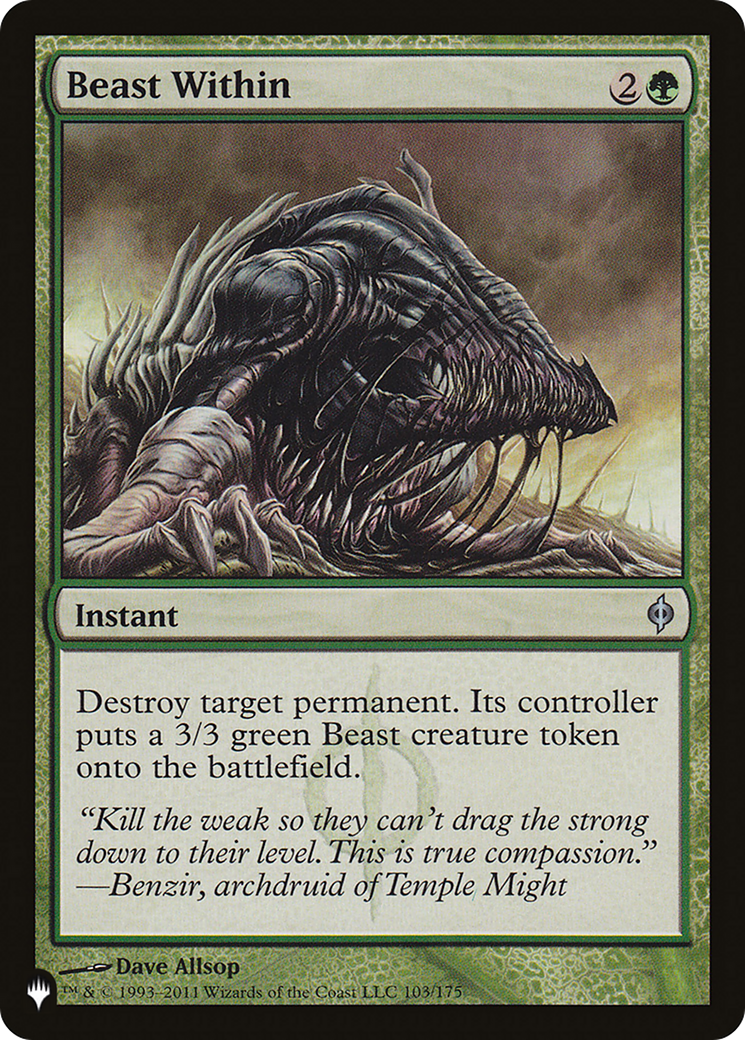 Beast Within [Secret Lair : Du mignon à la brute] 