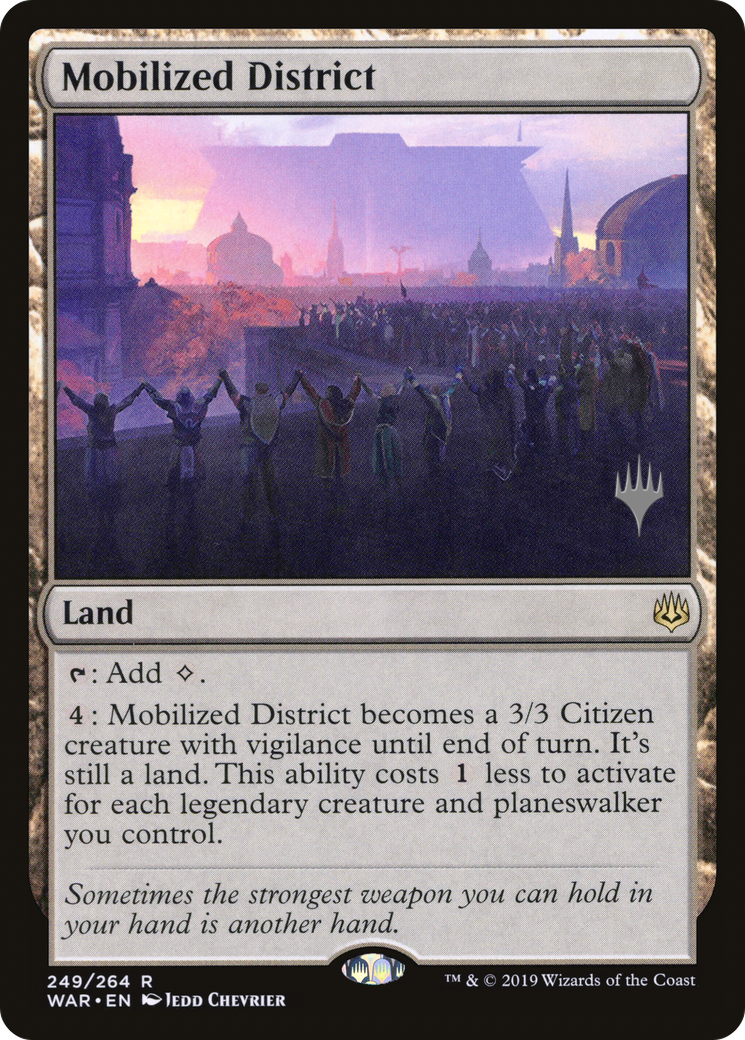 District Mobilisé (Pack Promo) [War of the Spark Promos] 