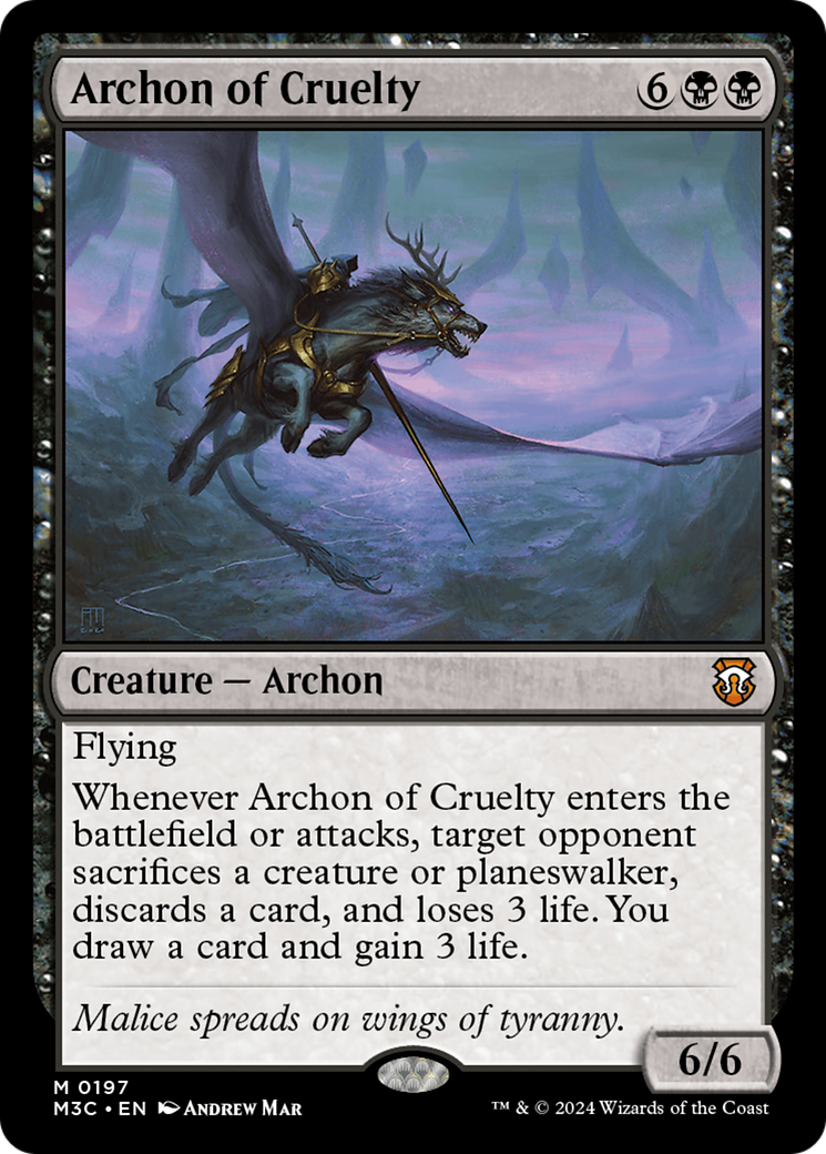 Archonte de la cruauté [Modern Horizons 3 Commander] 