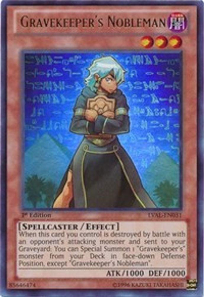 Gravekeeper's Nobleman (LVAL-EN031) - Ultra Rare