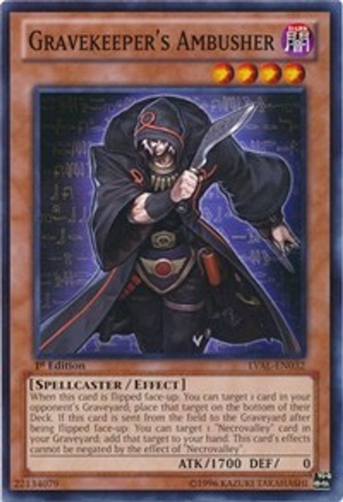 Gravekeeper's Ambusher (LVAL-EN032) - Common