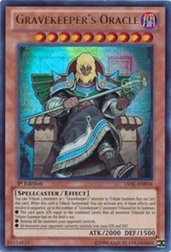 Gravekeeper's Oracle (LVAL-EN034) - Ultra Rare