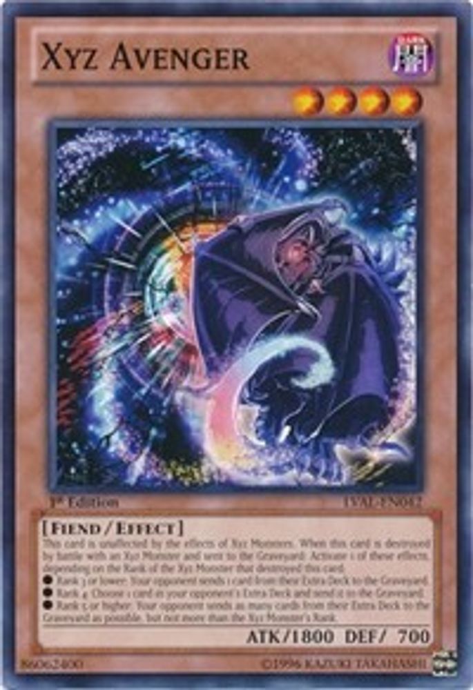 Xyz Avenger (LVAL-EN042) - Common