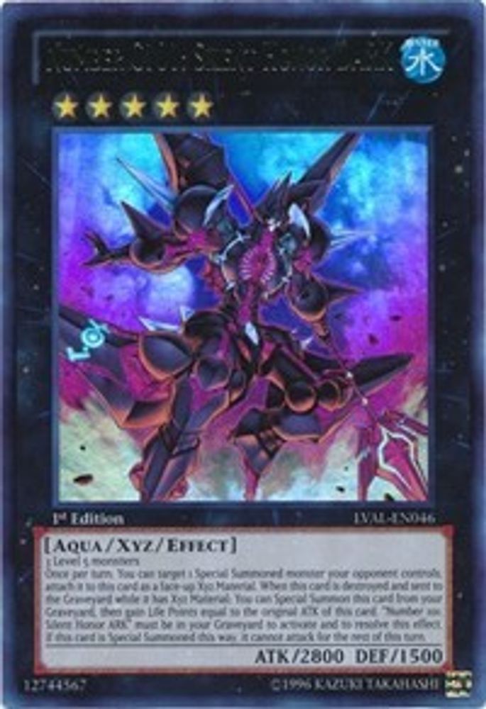 Number C101: Silent Honor DARK (LVAL-EN046) - Ultra Rare