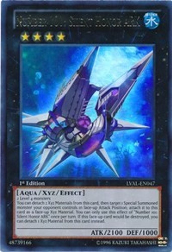 Number 101: Silent Honor ARK (LVAL-EN047) - Ultra Rare