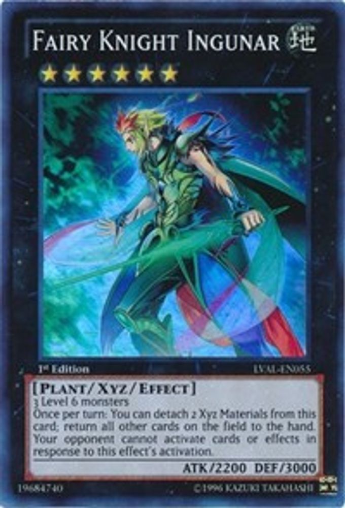 Fairy Knight Ingunar (LVAL-EN055) - Super Rare