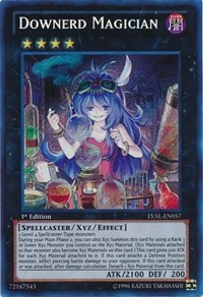Downerd Magician (LVAL-EN057) - Secret Rare