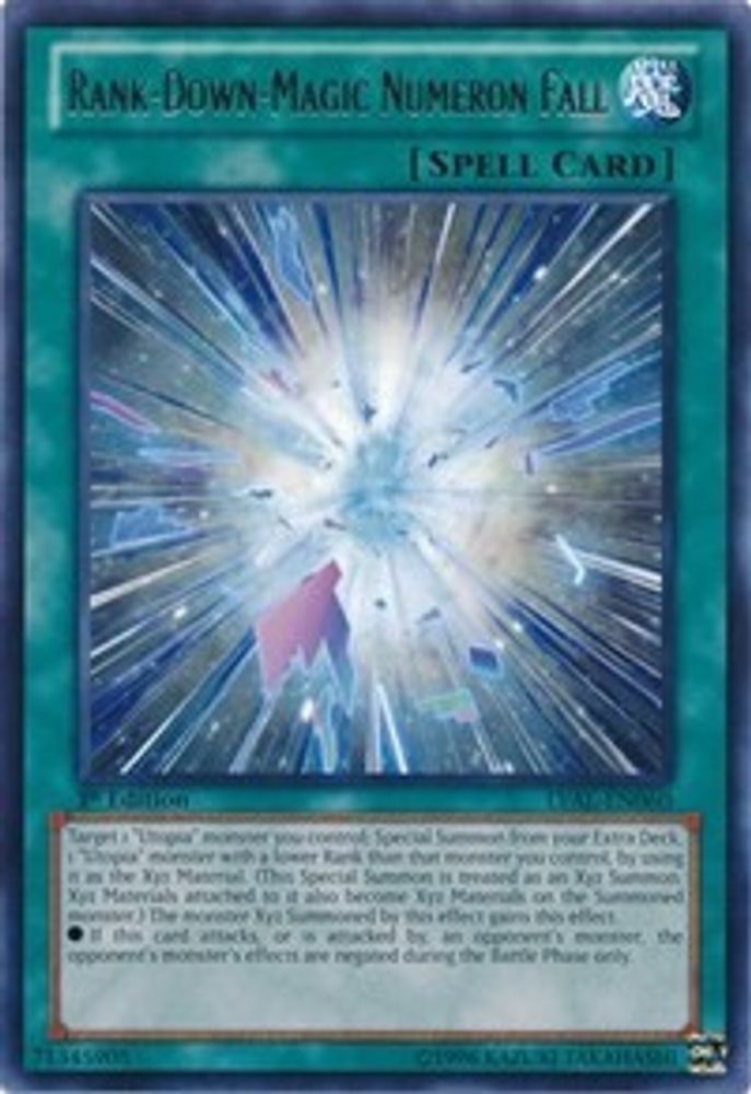Rank-Down-Magic Numeron Fall (LVAL-EN060) - Rare