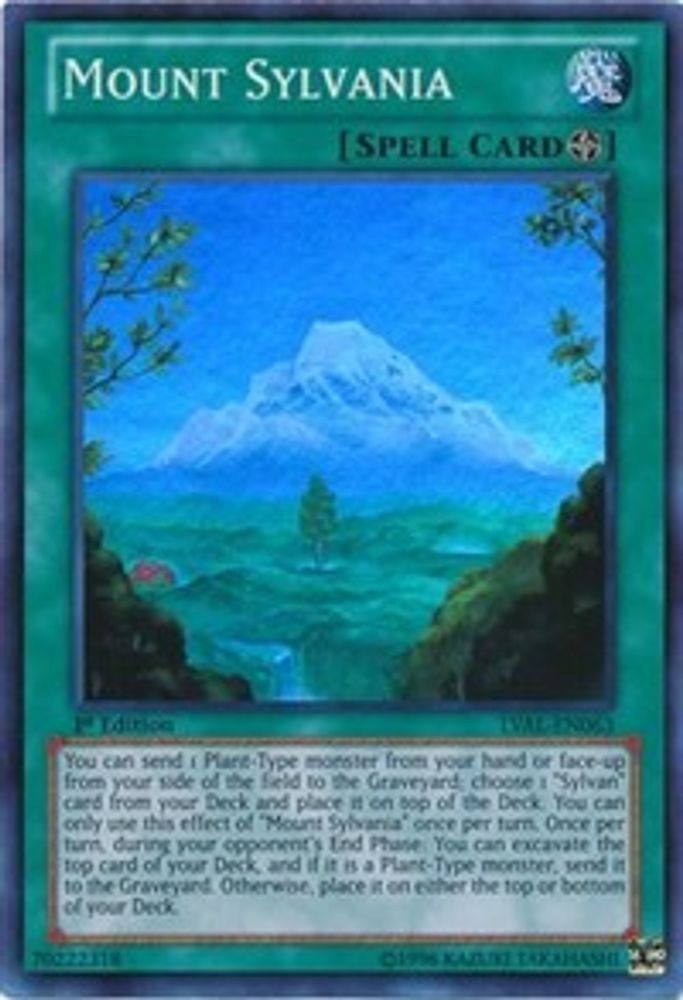 Mount Sylvania (LVAL-EN063) - Super Rare