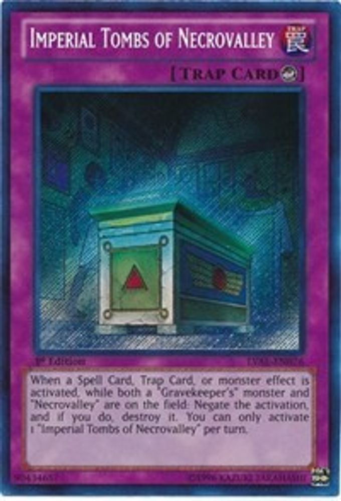 Imperial Tombs of Necrovalley (LVAL-EN076) - Secret Rare