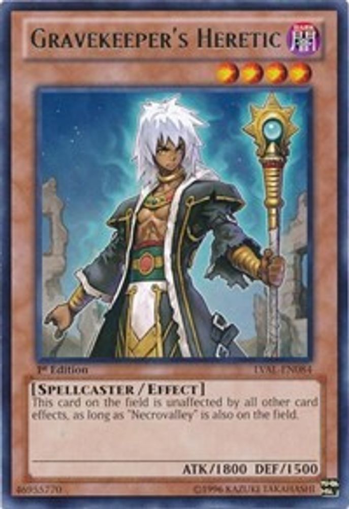 Gravekeeper's Heretic (LVAL-EN084) - Rare