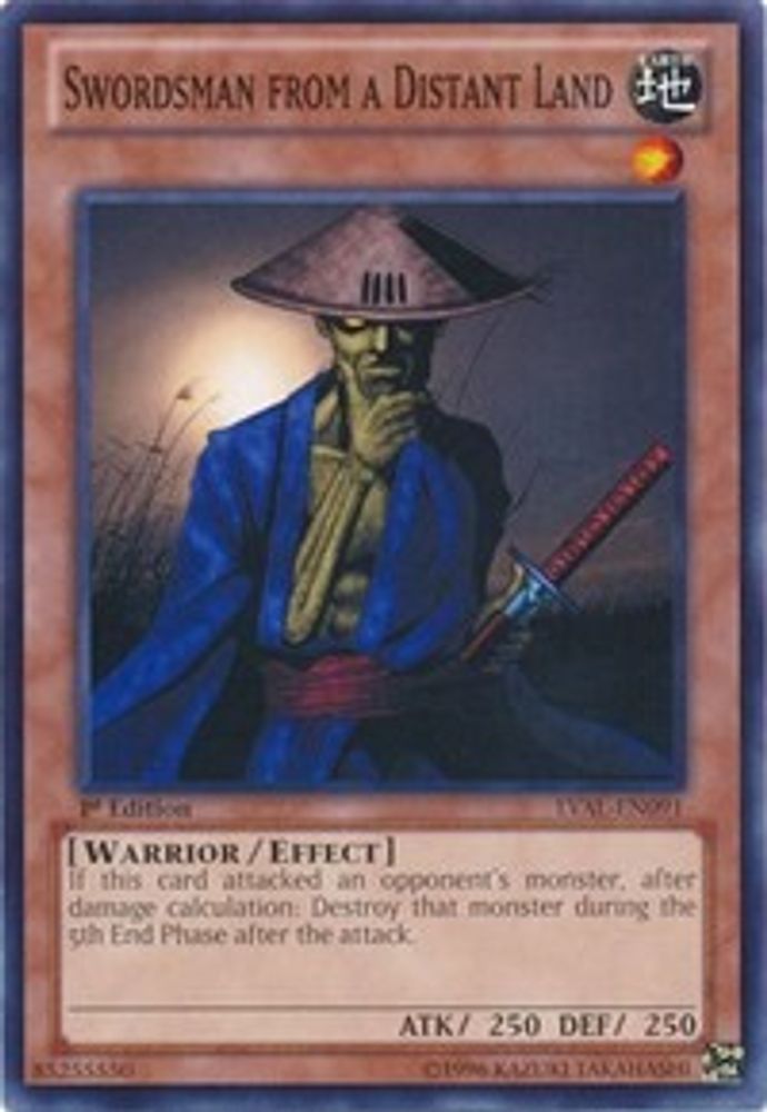 Swordsman from a Distant Land (LVAL-EN091) - Common