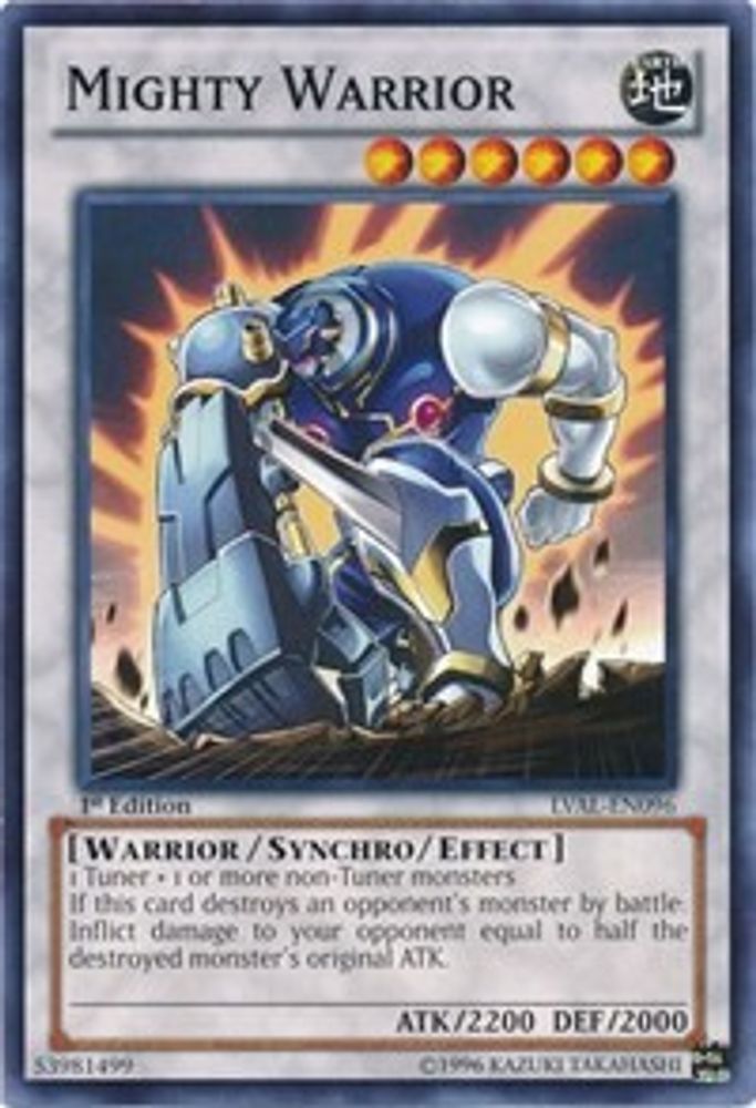 Mighty Warrior (LVAL-EN096) - Common