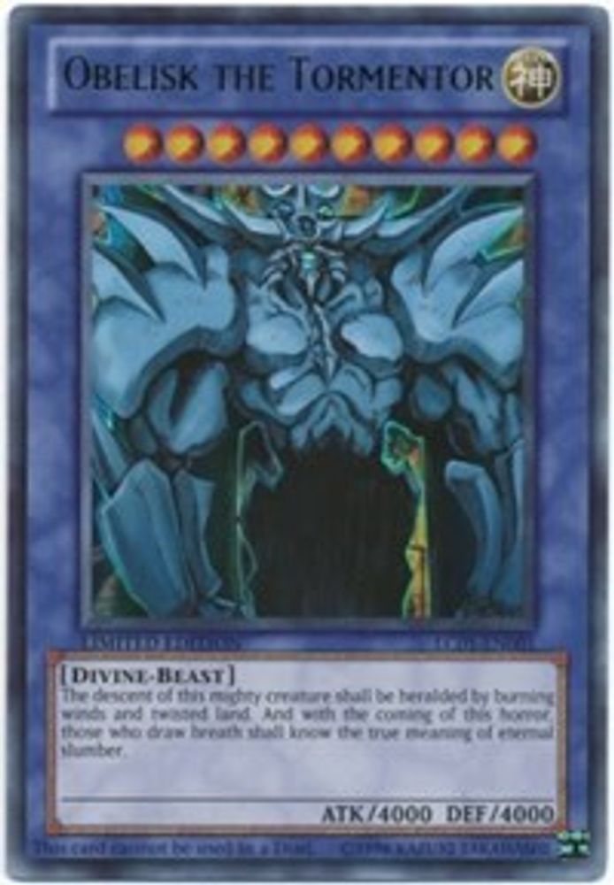 Obelisk the Tormentor (LC01-EN001) - Ultra Rare