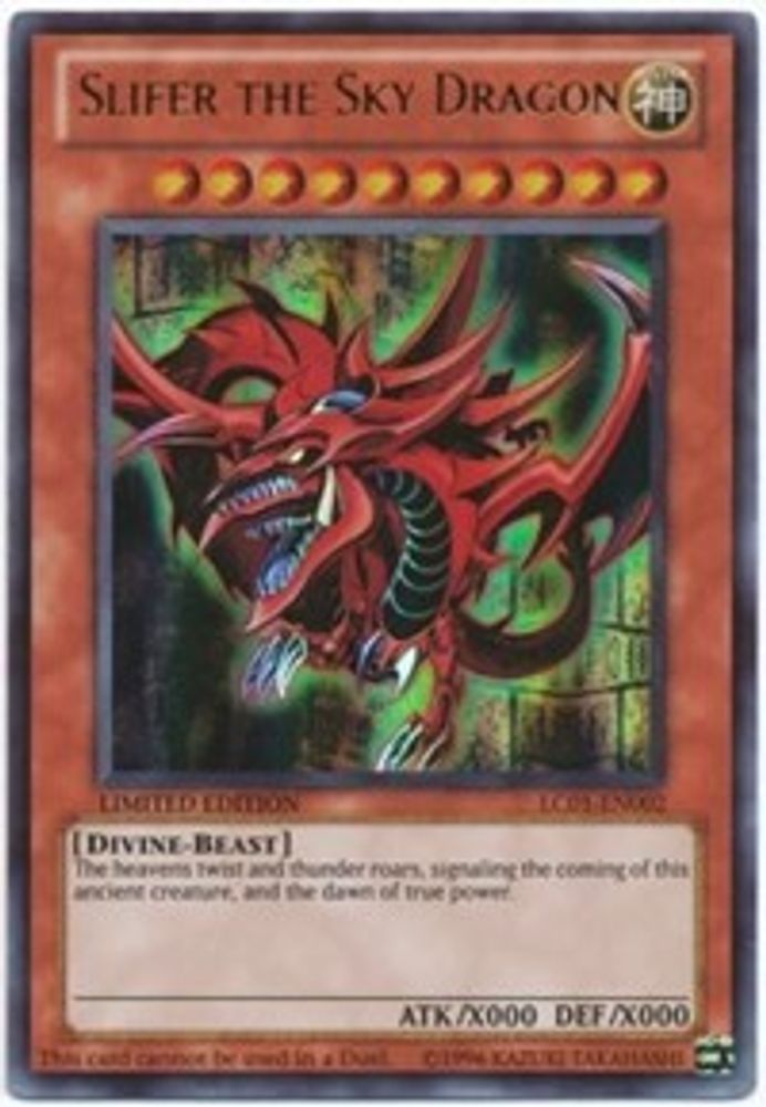 Slifer le dragon du ciel [LC01-EN002] Ultra rare 