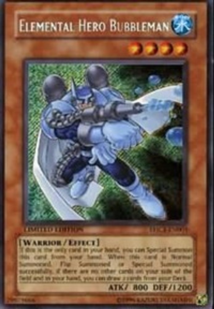 Elemental HERO Bubbleman (EHC1-EN003) - Secret Rare