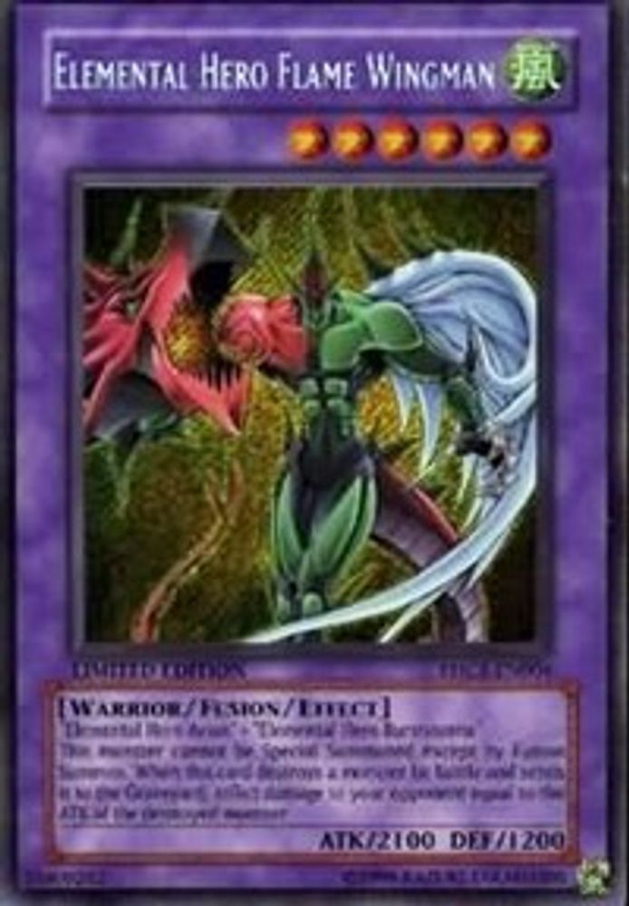 Héros élémentaire Flame Wingman [EHC1-EN004] Secret Rare 