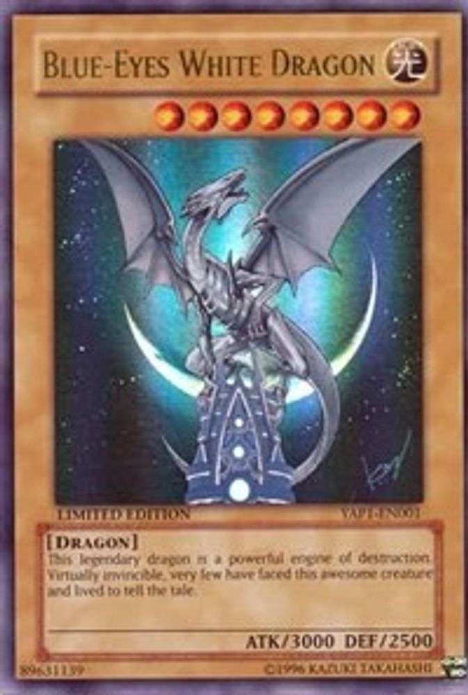 Dragon blanc aux yeux bleus [YAP1-EN001] Ultra Rare 