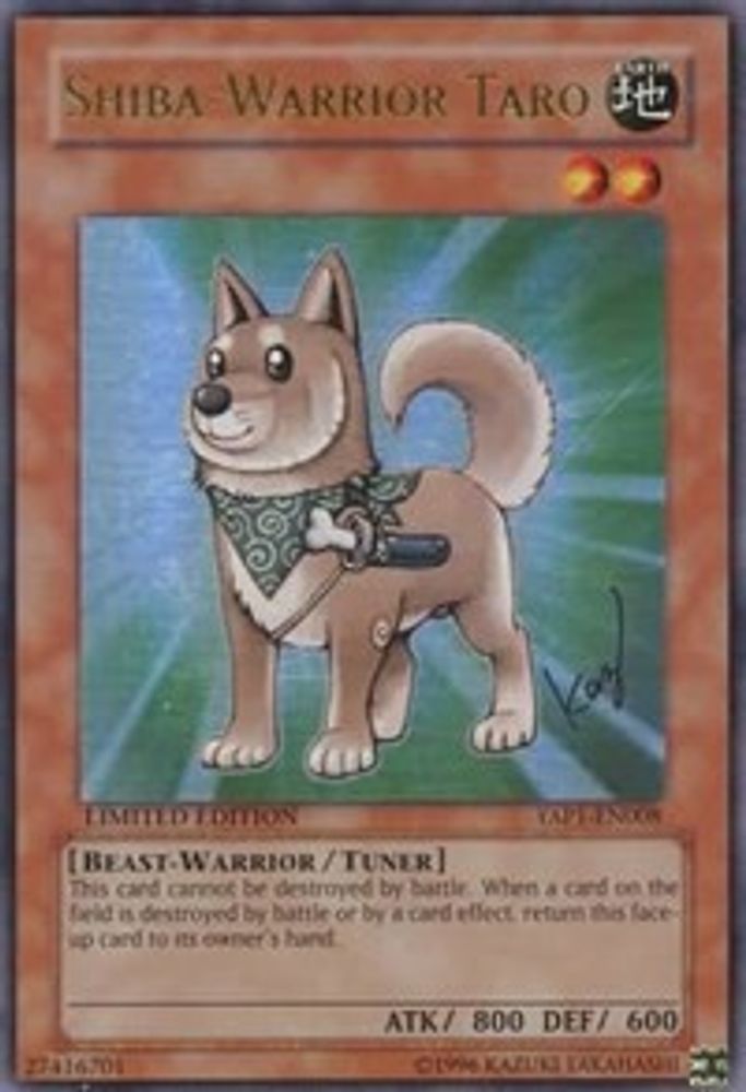 Shiba-Warrior Taro [YAP1-EN008] Ultra Rare 