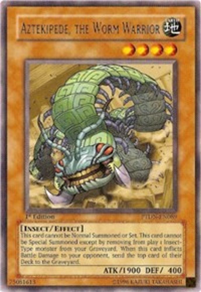 Aztekipede, the Worm Warrior (PTDN-EN089) - Rare