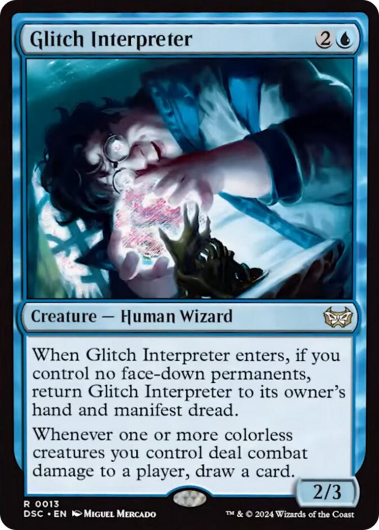 Glitch Interpreter (DSC-013) - Duskmourn: House of Horror Commander