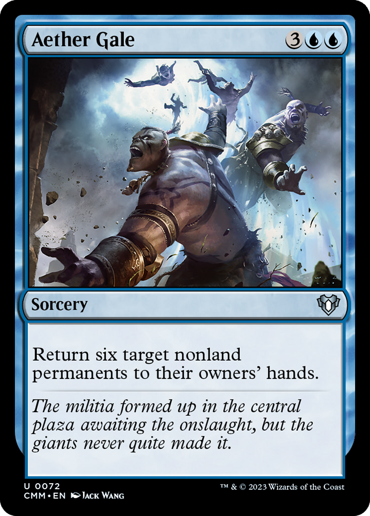 Aether Gale (CMM-072) - Commander Masters