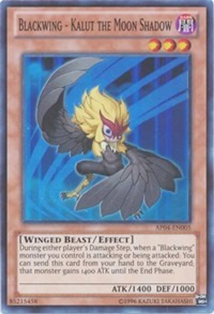 Blackwing - Kalut the Moon Shadow (AP04-EN005) - Super Rare