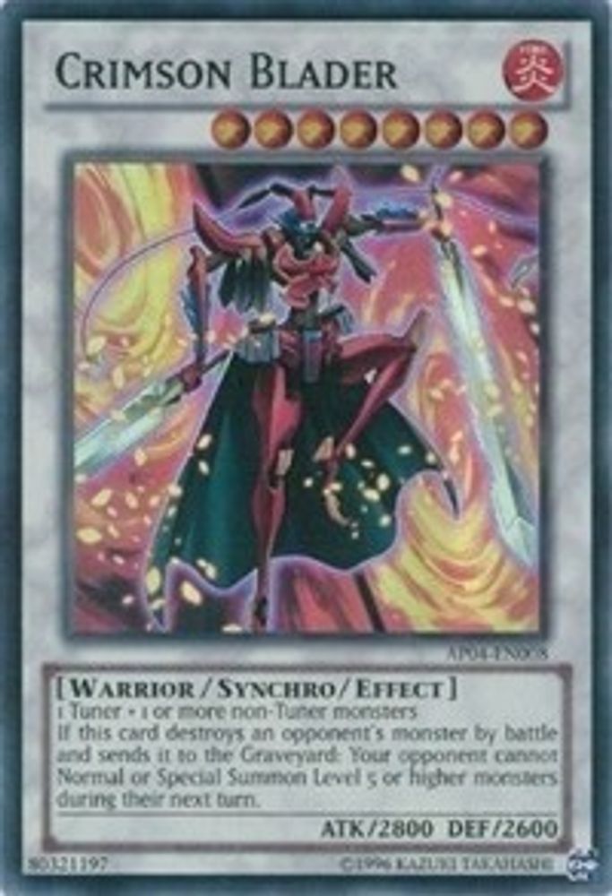 Crimson Blader (AP04-EN008) - Super Rare