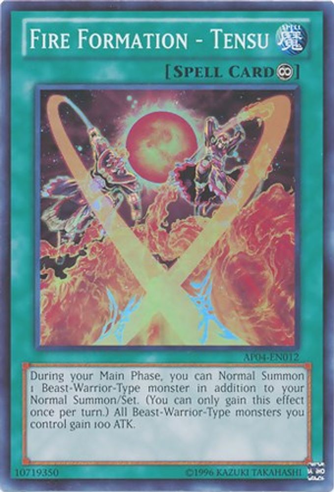 Fire Formation - Tensu (AP04-EN012) - Super Rare