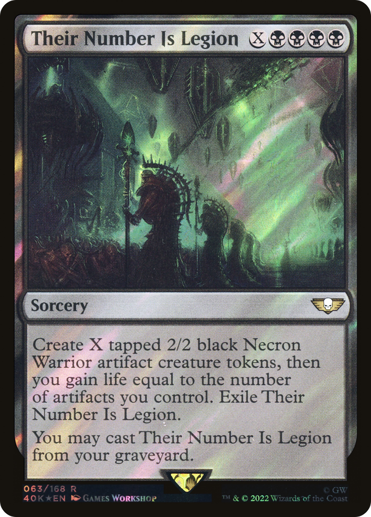 Leur nombre est Légion (Surge Foil) [Warhammer 40,000] 