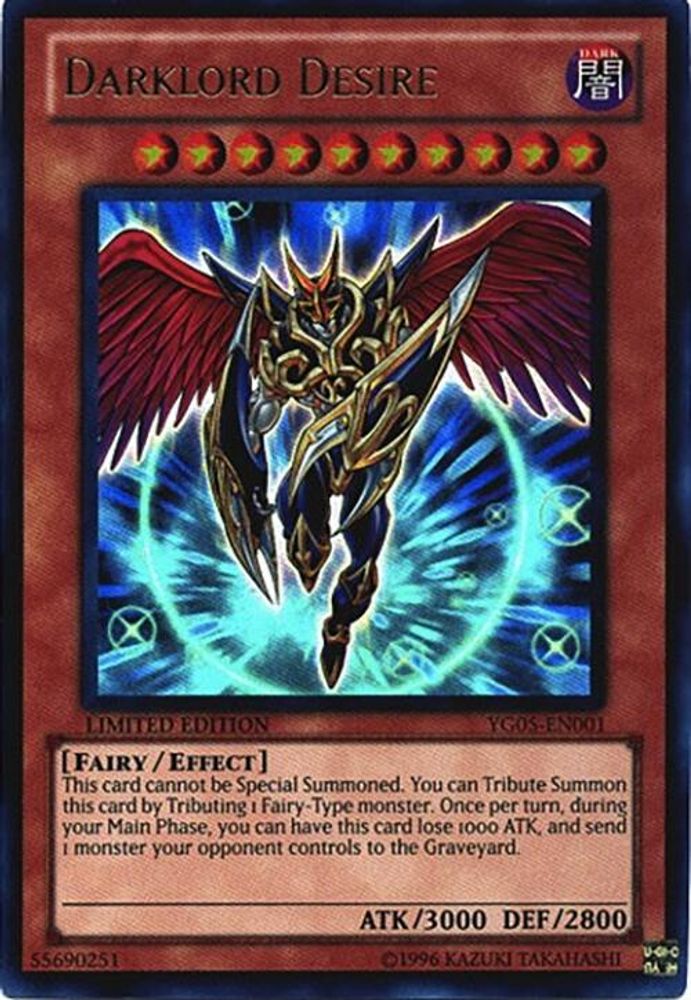 Darklord Desire (YG05-EN001) - Ultra Rare