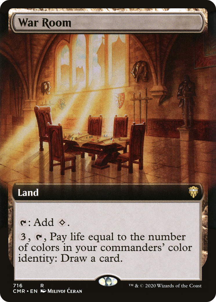 War Room (art étendu) [Commander Legends] 