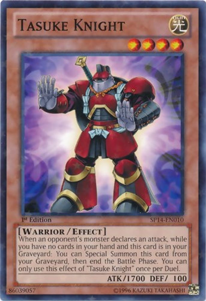 Tasuke Knight (Starfoil) (SP14-EN010) - Starfoil Rare