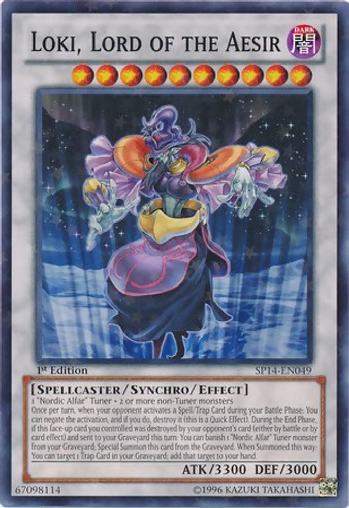 Loki, Lord of the Aesir (Starfoil) (SP14-EN049) - Starfoil Rare