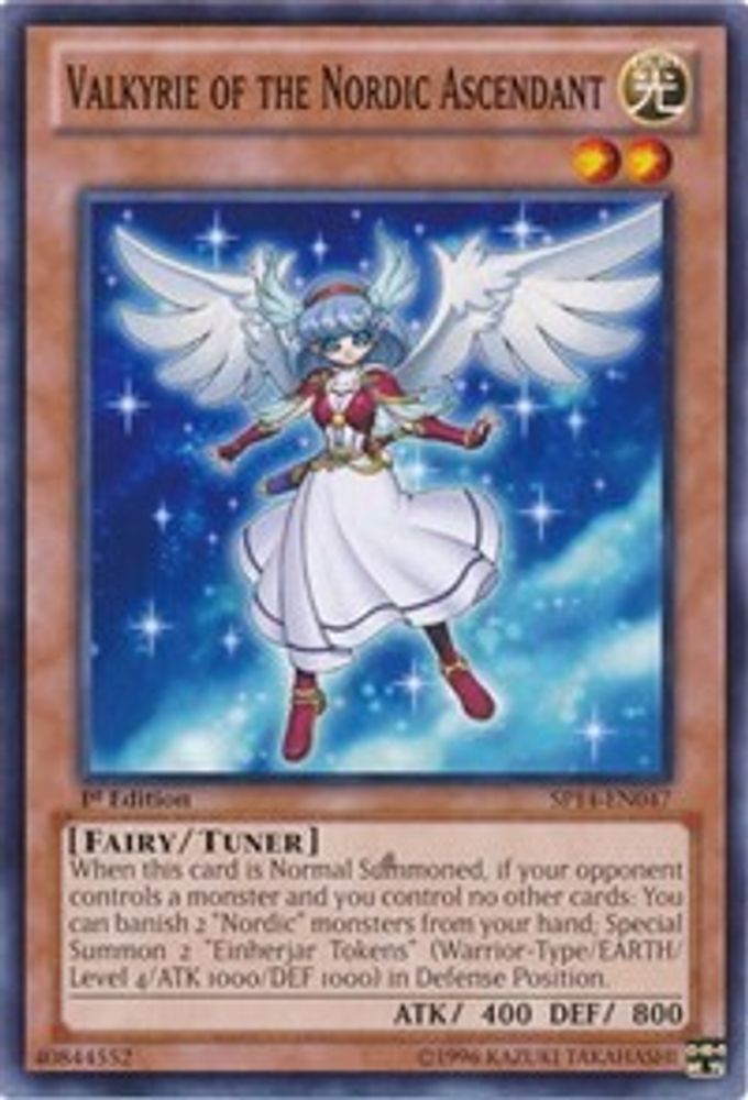 Valkyrie of the Nordic Ascendant (SP14-EN047) - Common