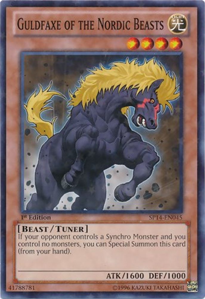 Guldfaxe of the Nordic Beasts (Starfoil) (SP14-EN045) - Starfoil Rare