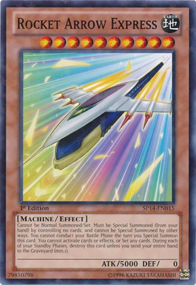 Rocket Arrow Express (Starfoil) (SP14-EN015) - Starfoil Rare