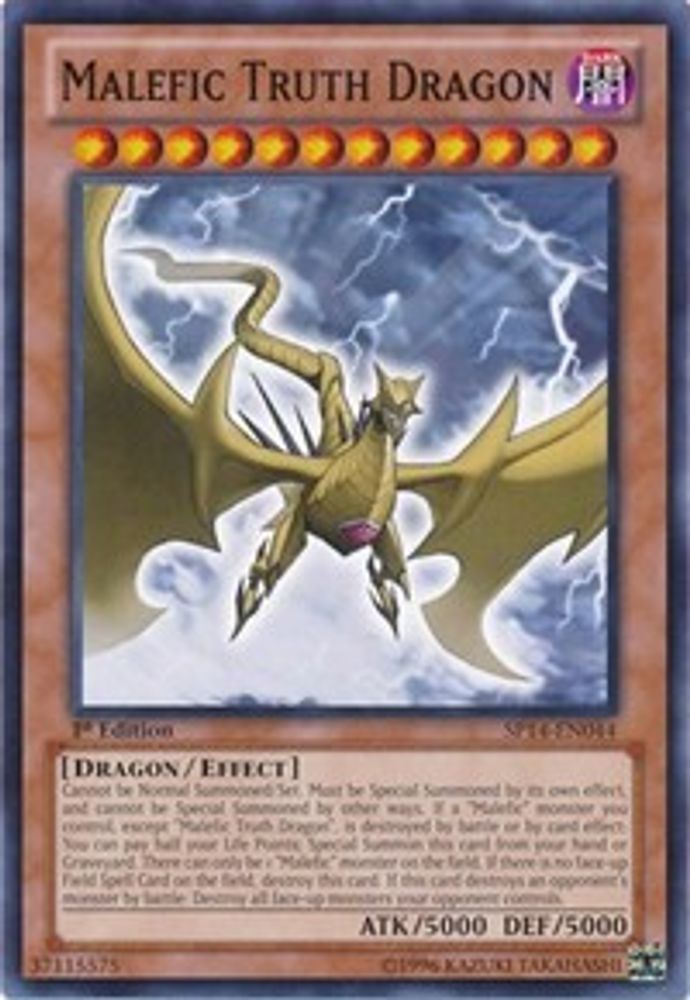 Malefic Truth Dragon (SP14-EN044) - Common