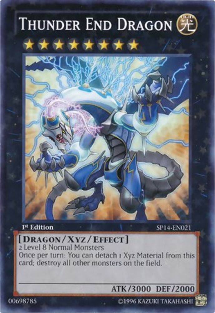 Thunder End Dragon (Starfoil) (SP14-EN021) - Starfoil Rare